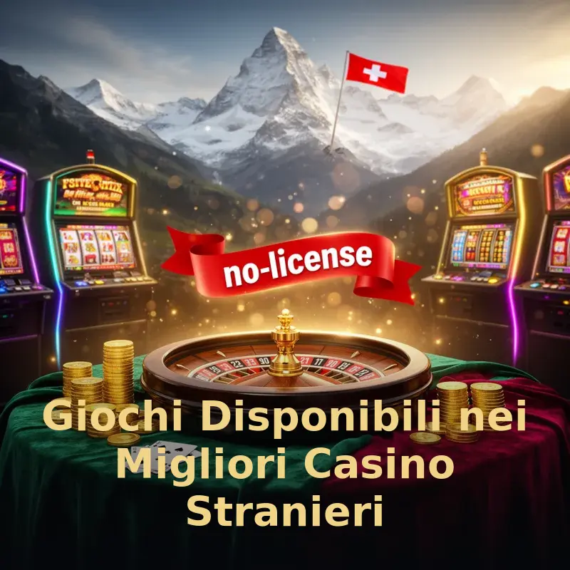 Giochi Disponibili nei Migliori Casino Stranieri